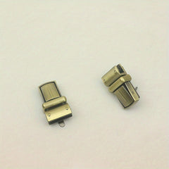 2PCS Metal Press Push Lock Bag Spring Lock Snap Clasps DIY Hardware