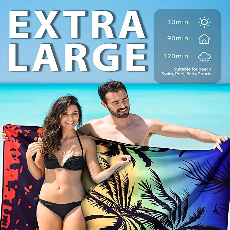 Sand Protection Beach Towel 160x80cm Quick Drying Adult Towel