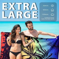 Sand Protection Beach Towel 160x80cm Quick Drying Adult Towel