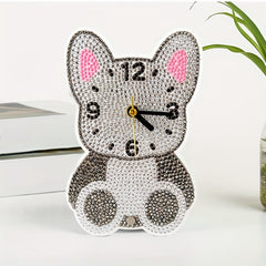 DIY Diamond Painting Clock Kit 18x11in Acrylic Material for Beginners