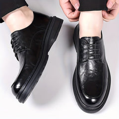 Men's Smart Casual Lace Up Chunky Dress Shoes