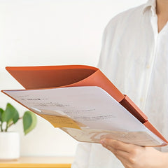 Waterproof A4 Data Sorting Folder for School Office Home