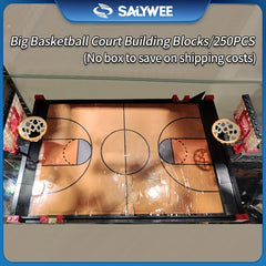 SALYWEE Basketball Court Building Block Model DIY Set Table