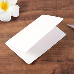 10pcs DIY Blank Folding Holiday Cow Greeting Cards Hand-painted