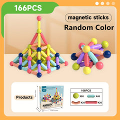 Kids Magnetic Building Blocks Toy Set - Creative Game for Boys and Girls