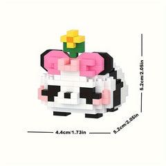 Halloween Panda Building Blocks Small Decoration Gift