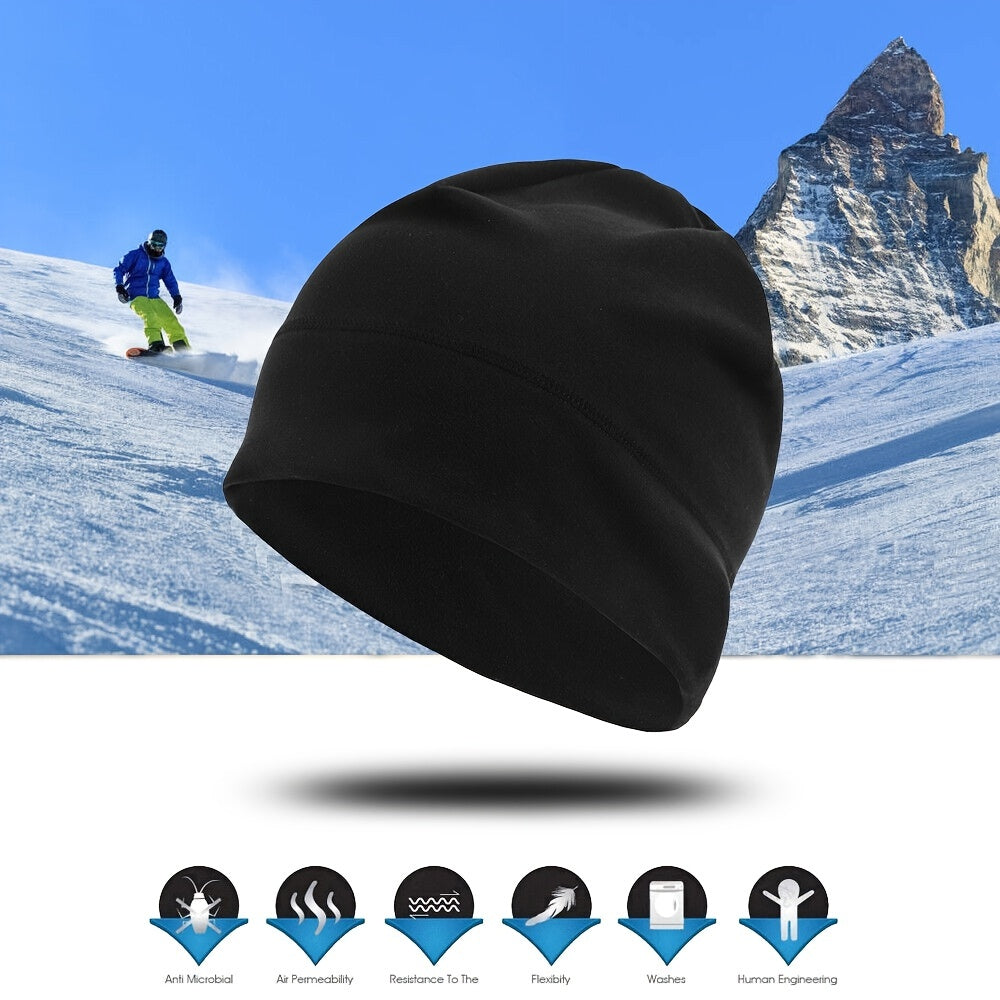 Fleece Skull Cap Winter Windproof Warm Beanie Hat Military Army For Men