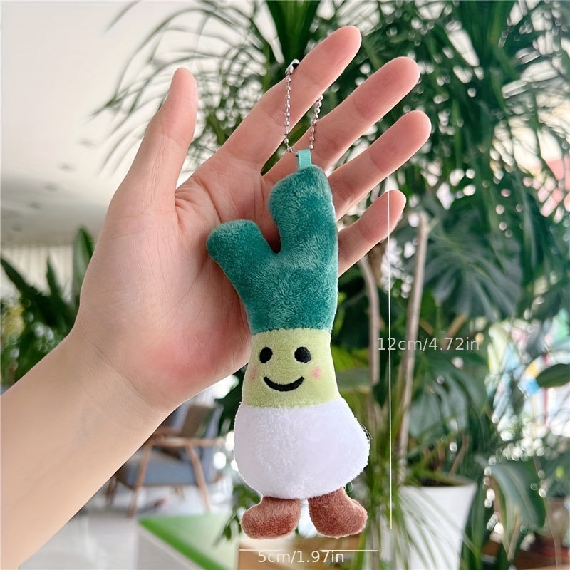 Vegetable Doll Keychain Plush Bag Charm Pendant