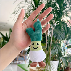 Vegetable Doll Keychain Plush Bag Charm Pendant