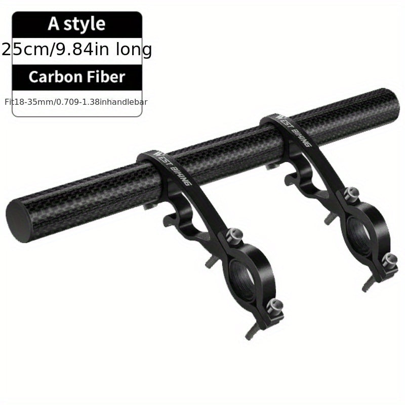 Bike Handlebar Extension Bracket Headlight Mounting Rod Bike Extension Rack