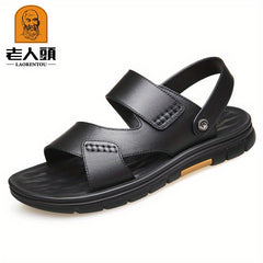 LAORENTOU Men's Non Slip Sandals Comfy Beach Shoes