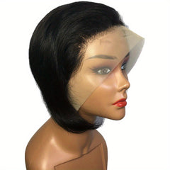 HD Lace Front Human Hair Bob Wig with Baby Hair Pre Plucked Pixie Cut