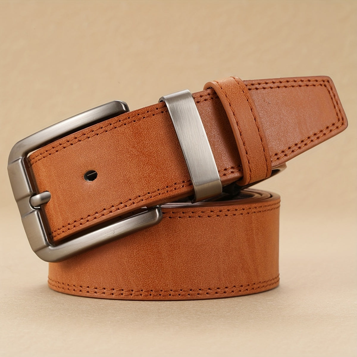 Men's Casual Buckle Belt for Denim Pants Jeans