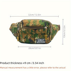 Camouflage Waist Bag Functional Fanny Pack Outdoor Camping Hiking