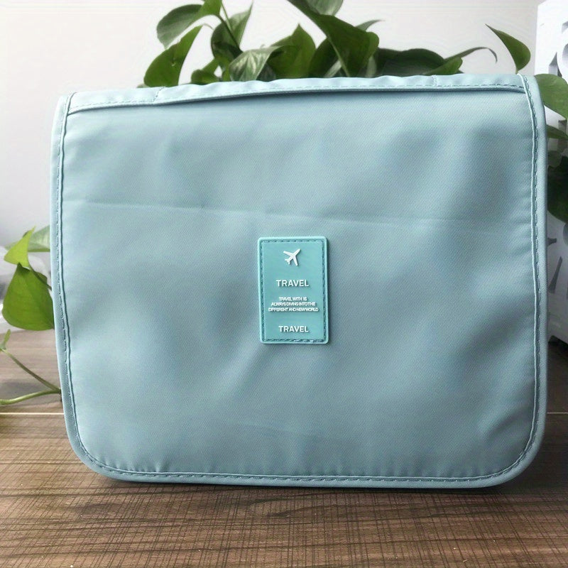 Waterproof Toiletry Organizer Bag with Hanging Hook