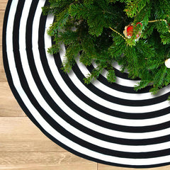 Christmas Tree Skirt Annual Rings Tree Mat Xmas Party Decorations
