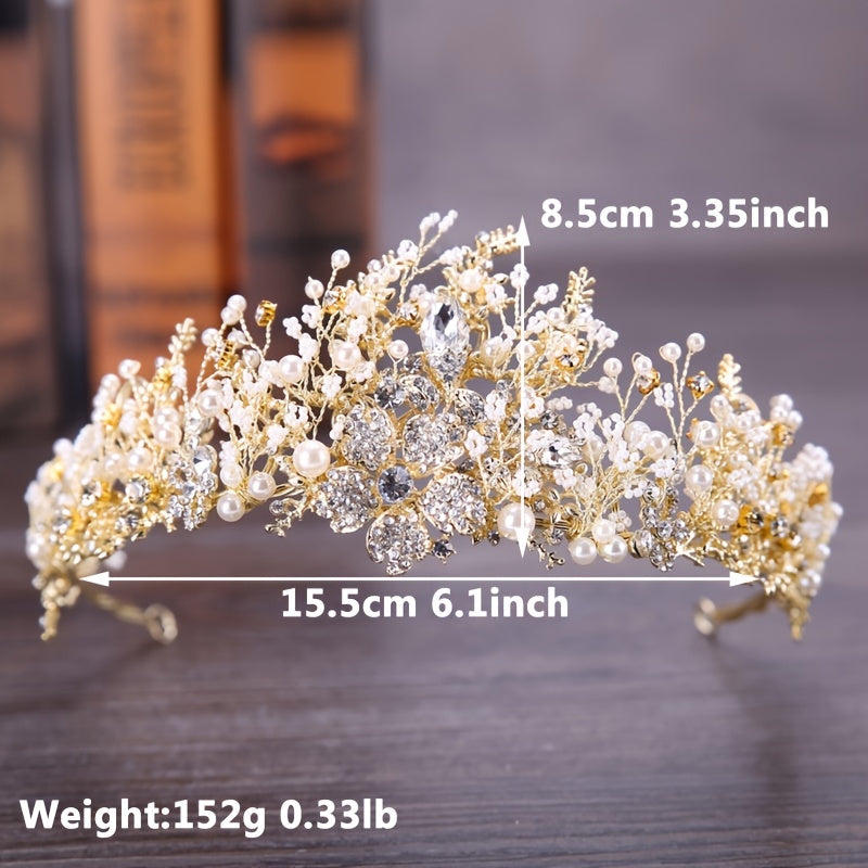 Crystal Crown Tiara Wedding Bridal Prom Birthday Pageant Princess Crown