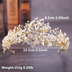 Crystal Crown Tiara Wedding Bridal Prom Birthday Pageant Princess Crown