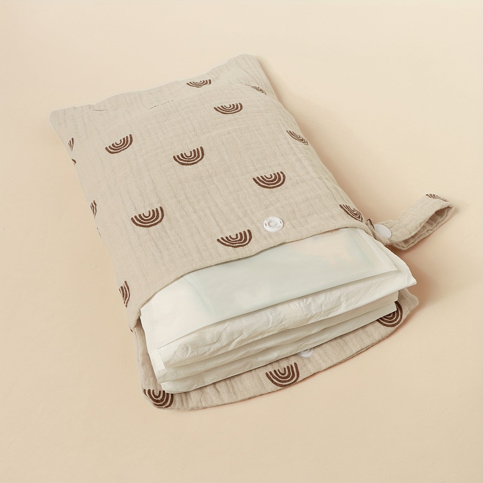 Polyester Diaper Storage Bag Hanging Organizer for Travel and Home