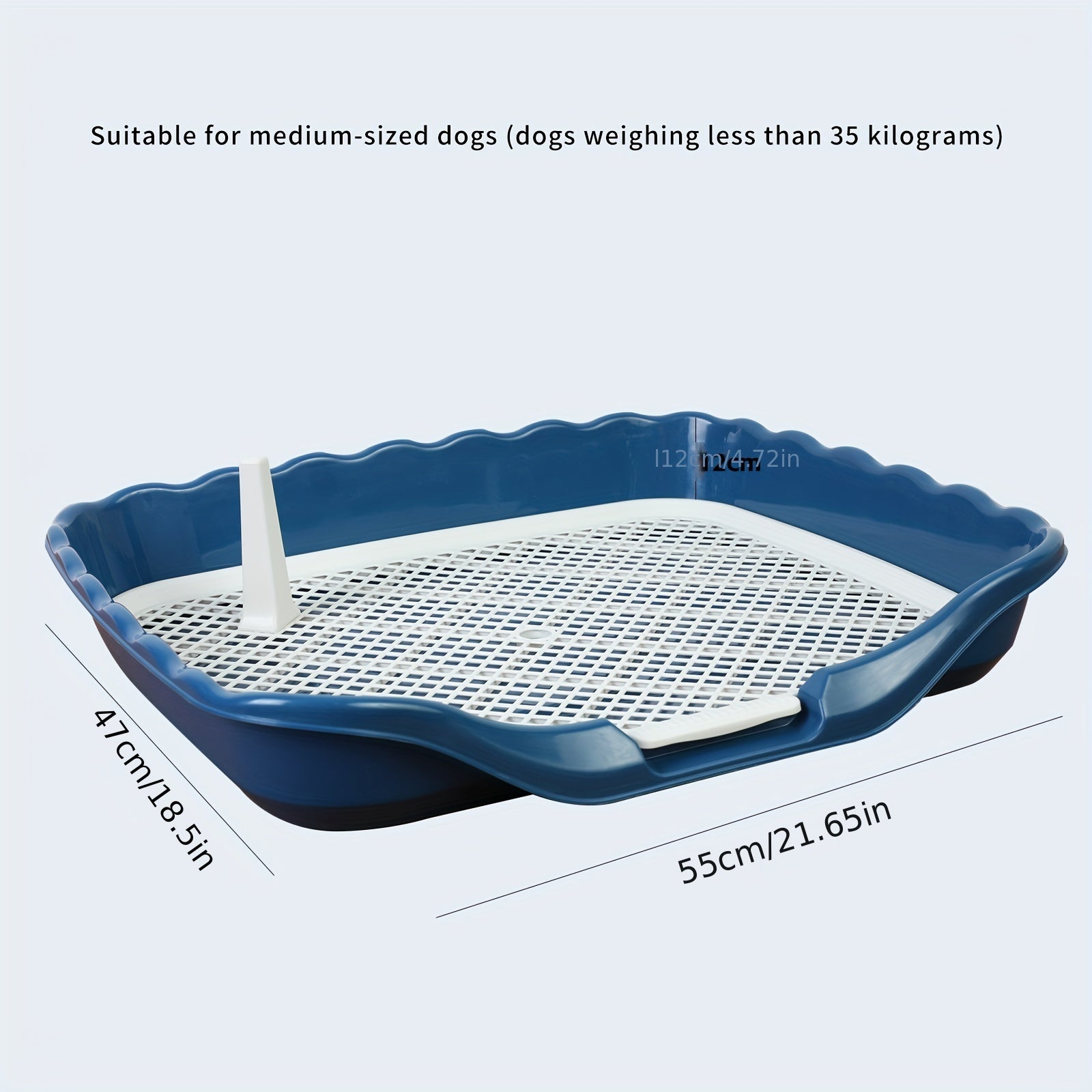 Dog Potty Toilet with Pee Post and Pad Holder