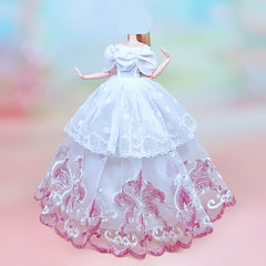 1/6 Scale Doll Clothes Set - Party Dress, Tank Top, Skirt, Coat, Jacket