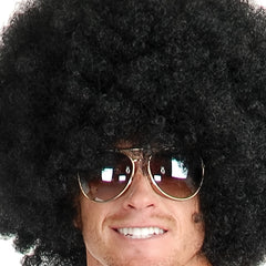 Fluffy African Style Wig Heat Resistant Synthetic For Men And Women