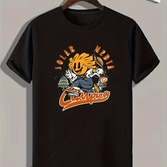 SOLAR MEDIA CAMPING Men's Graphic T-shirt