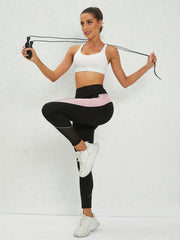 Women's Yoga Leggings with Contrast Stitching