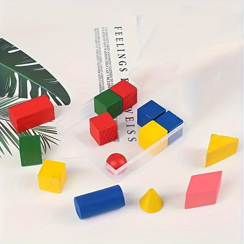 Geometric Building Blocks Teaching Aids Toys Set