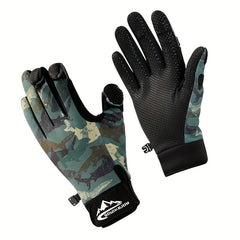 Windproof Cold-proof Fishing Gloves Winter Warm Gloves Flip Cover