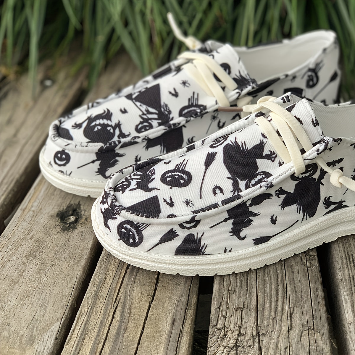 Halloween Scary Print Lightweight Skate Shoes