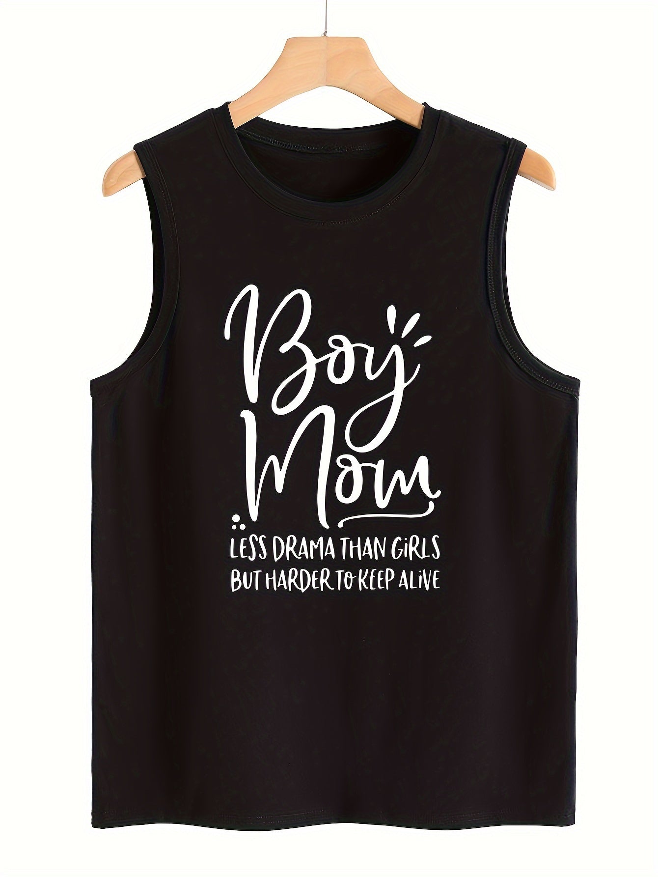 Sleeveless Sports Vest Round Neck Casual Top Women's Activewear