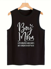 Sleeveless Sports Vest Round Neck Casual Top Women's Activewear