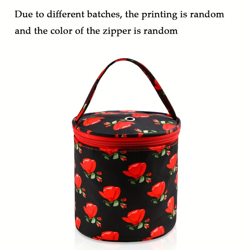 Short Wool Bucket Yarn Storage Bag
