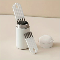 5pcs Bendable Cup Cover Brush Kitchen Household Bottle Vacuum Cup Cleaning Brush
