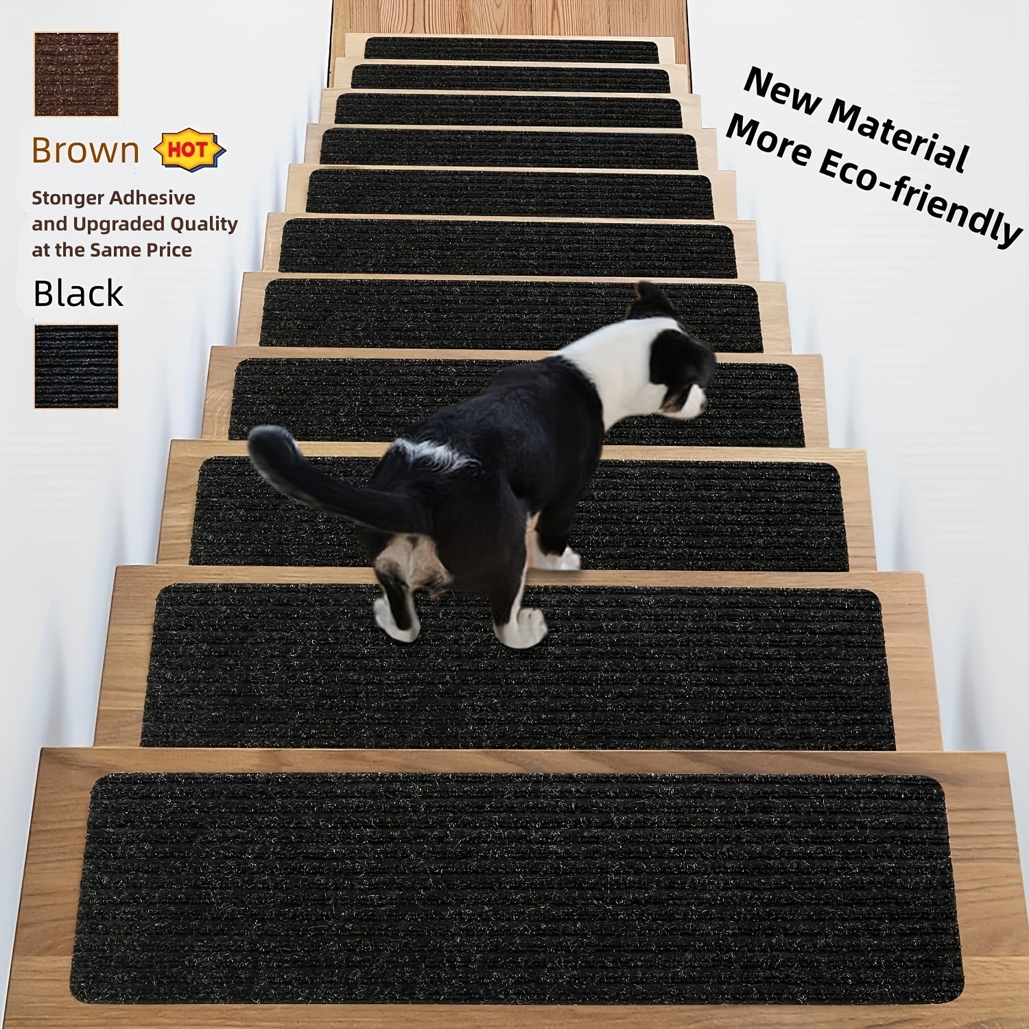 Non Slip Carpet Stair Treads for Wooden Steps