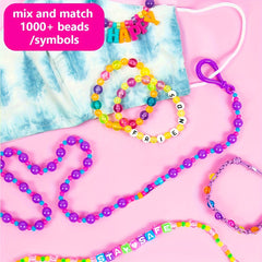1100pcs Beads Bracelet Making Kit for Girls