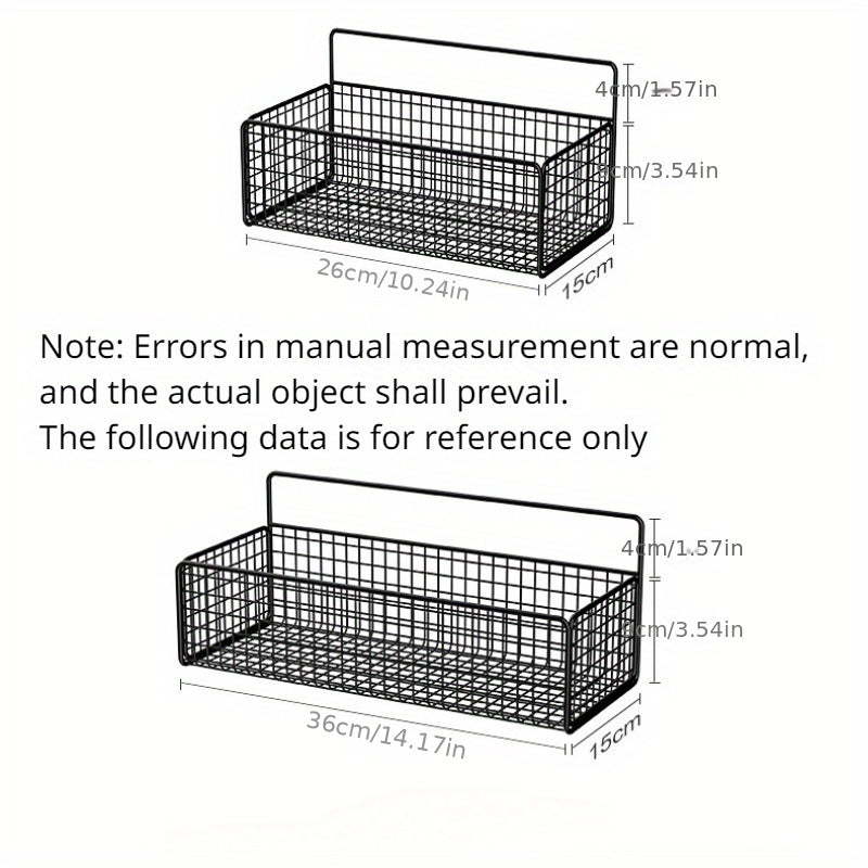 Wall mounted Drain Rack Kitchen Rack Iron Wire Mesh Storage Basket