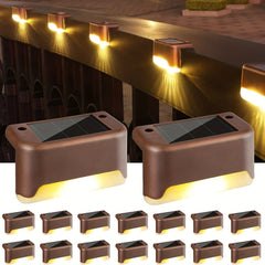 LED Solar Fence Light Outdoor Staircase Decoration Wall Light