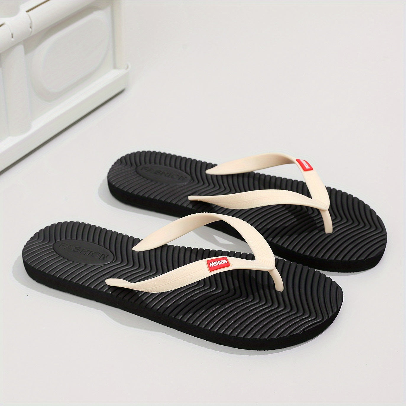 Men's Thong Sandals Non Slip Flip flops Shoes Toe Post Slides Sandals