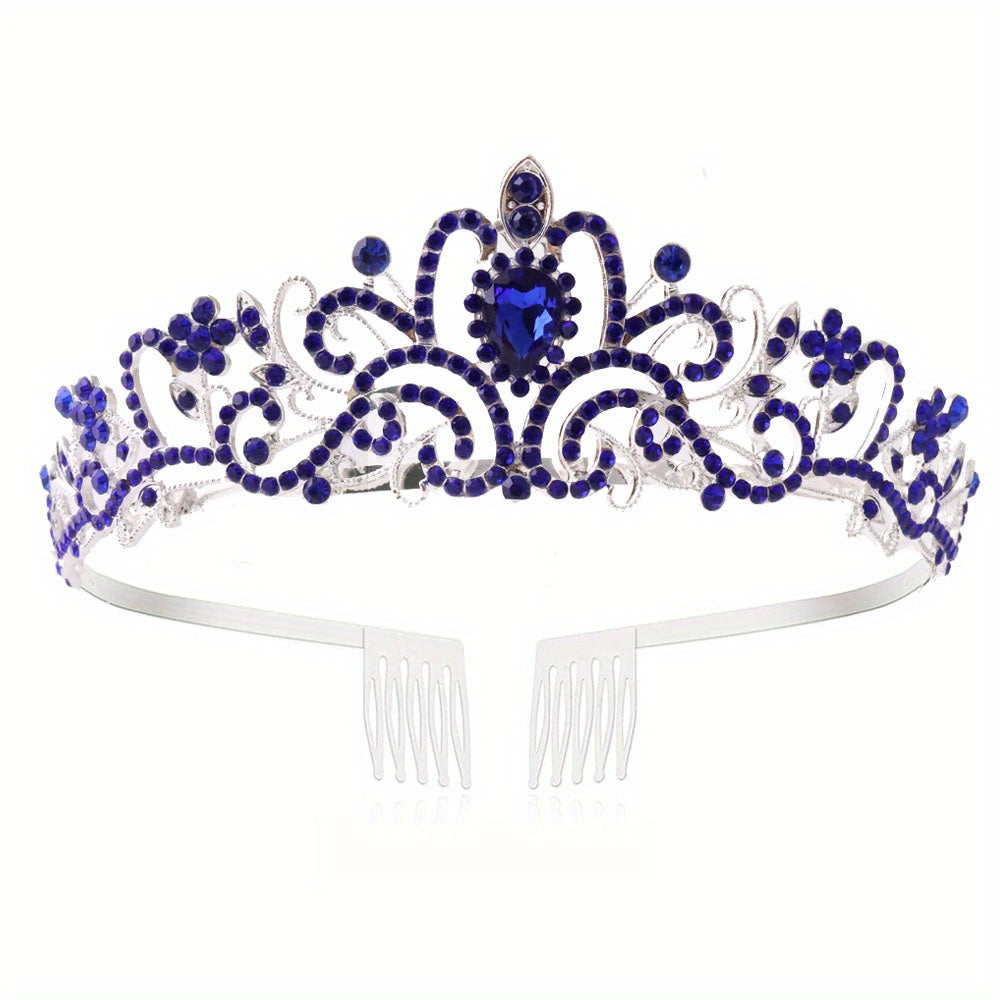 Princess Rhinestone Crown Hair Hoop Hair Accessory