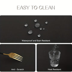 Polyester Table Cloth Stain Resistant Waterproof Table Cover Rectangle