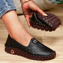 Women's Hollow Out Flat Shoes Slip On Comfy Walking Shoes