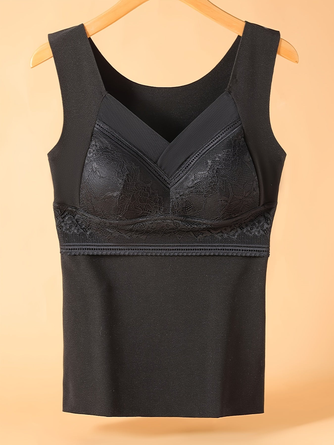 Lace Thermal Underwear Sleeveless Slim Top