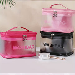 Transparent PVC Cosmetics Storage Bag Waterproof Makeup Pouch
