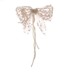 Faux Pearl Butterfly Wedding Headband for Bride