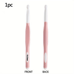 1pc Ergonomic Handle Crochet Hooks 8-15mm