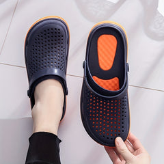 Men's Lightweight Comfy Clogs Hollow Out Non slip Sandals Summer