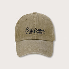 'California' Distressed Baseball Cap