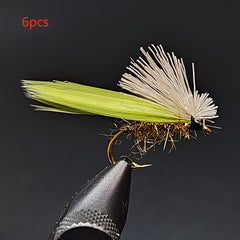 10pcs Bionic Fishing Fly Goose Feather Material for Salmon Trout Fishing